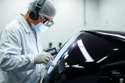 品質チェックの様子